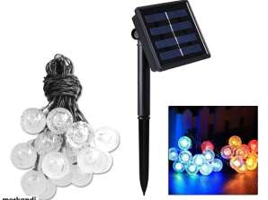 ZD69E GIRLANDA SOLAR. JARDÍN 20LED RGB
