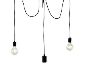 ZD74C LAMPA SUFITOWA 3 RAMIONA ŻYRANDOL