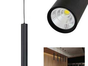 ZD74G LAMPA WISZĄCA TUBA CZARNA