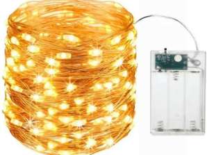ZD86 100 LED LAMPS WITH BATTERIES