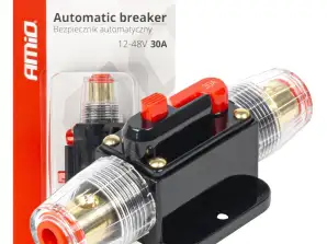 Fusível automático para automóveis 30a 12v 24v 48v amio 03816