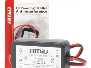 Filtre automobile anti-interférences 12v amio 04100
