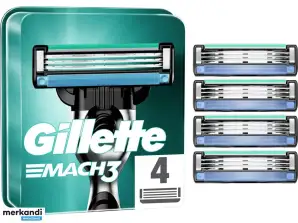 Gillette Mach3 Turbo – 4 cserepenge (Mach3 nyélhez)