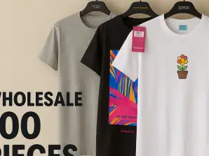 Wholesale Lot – Unisex T-Shirts (Love Island & Bona) – Brand New