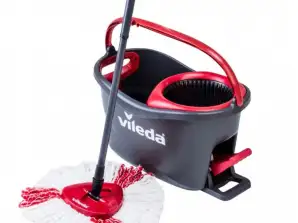 Wischmopp Set mit drehbarem Kopf Vileda Easy Wring and Clean Turbo