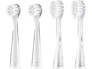 Vervangende borstelset voor SG 513 SEAGO 4 stuks transparante kleur SG 513 Refill