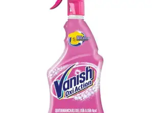 Vanish Oxi Action Spray 750 ml Rosa | Direkte flekkfjerner for alle typer klær | Grossist