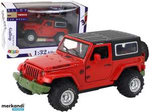 Off-road araba Akülü Sürtünme Tahriki Metal Kırmızı 1:32