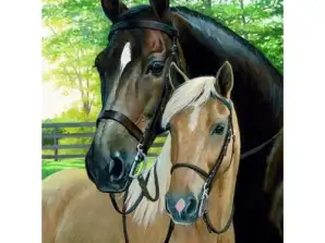 KER NO 1006540 Diamond Mosaic Paarden