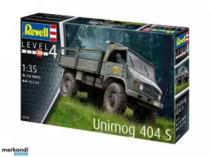 Modelo de plástico unimog 404 s 1/35