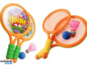 Barnas Badmintonrack Dinosaurer Orange Grønn