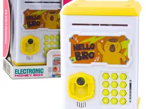 Elektronički sef bankomat Pin Box za djecu Capybara žuta