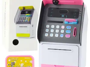 Geldautomat Safe Sparschwein PIN-Code Geldautomatenkarte Rosa