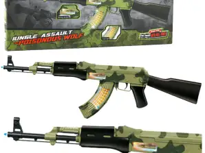 Military Rifle Camo Vibration Lights Sounds 70cm