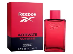 Reebok Activate Your Senses Woda toaletowa 100 ml Mężczyźni | Energia i świeżość | Hurtownik + Darmowy Tester