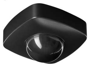 Capteur de mouvement et de présence 360 degrés. IP65. 2000W. 3 capteurs. noir