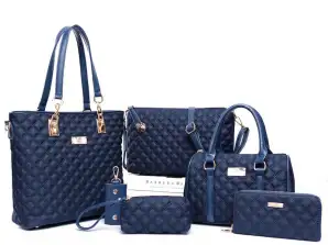 Venta de un stock de bolsos de mujer. Conjuntos de bolsos de mujer al por mayor