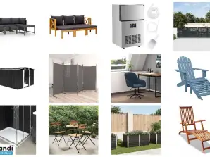 Lote de 458 unidades Muebles y otros No testados