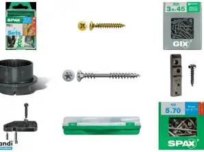 Lot of 1307 new units of Screws with original packaging