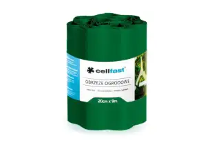 Margine ondulată 20cm x 9m Cellfast Verde închis