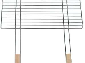 Grătar pentru grătar. Grătar maestru. 58 cm x 30 cm. material: oțel cromat
