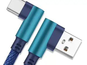 KK21U USB kabel usb c kotni modri
