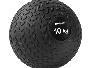 Mažas medicininis kamuolys reabilitacinėms pratimams Slam Ball 23cm 10kg. REBEL ACTIVE