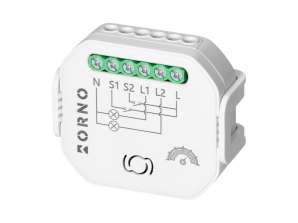 Releu de montaj 2 canale cu dimmer Tuya Smart Wi Fi BLE