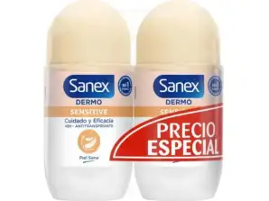 Sanex Deodorant Roll-On 2x50 ml Sensitive | Soft Protection 48h | Wholesaler