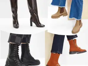 od 6,00 € po paru – Zaliha robe Cipele Mix Zima/Jesen, Preostale zalihe, Kg Veleprodaja A Zaliha B Roba
