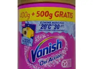 Vanish Oxi Advance Pink 900 g | Fleckenentferner Pulver | Farbpflege | Großhändler