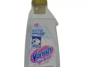 Vanish Oxi Action Weiß 750 ml | Flüssiger Fleckenentferner für weiße Kleidung | Großhändler