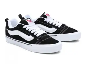 Buty męskie Vans Knu Skool kolor: Black White - VN0009QC6BT