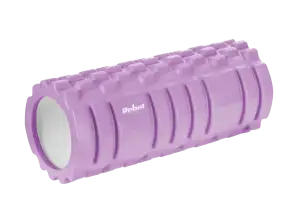 Massage roller with nubs 14x33cm. purple color. EVA material. REBEL ACTIVE