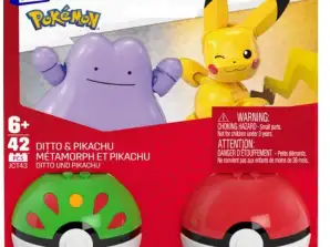 Pokemon Mega Pokéball, Pikachu ir Ditto 42 vnt