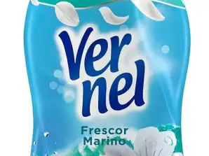 Vernel Suavizante Concentrado 1,08 L Frescor Marino | 60 Dosis de Aroma Refrescante | Mayorista