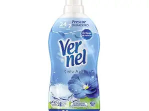 Vernel Concentrated Softener 1.08 L Sky Blue | 60 Doses of Long-Lasting Freshness | Wholesaler