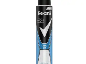 Rexona Men Deodorant Spray 200 ml Cobalt Dry | 48H Protection & Male Freshness | Wholesaler