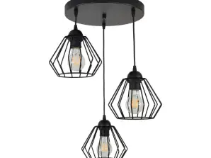 WAYA závěsné svítidlo. max. výkon 3x60W. E27. černá