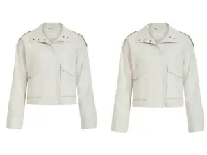 VILA Kurze Damenjacke aus Leinenmix