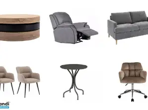 Lot de 48 unités de Mobilier   Retour client fonctionnel