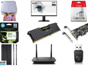Lot de 229 unités d'Informatique  Réseau et Télévision   Retours cl...