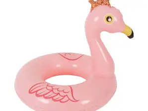 Felfújható úszógyűrű SUNCLUB flamingo