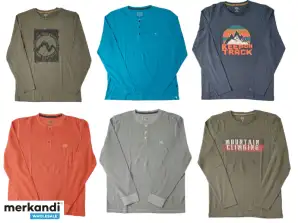 Camel Herren T Shirts Langarm defekt