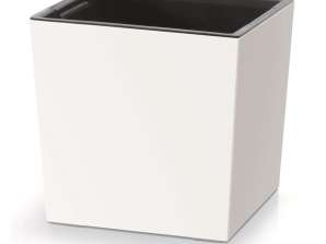 Pot URBI SQUARE LOW white