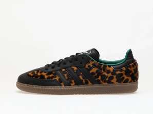 Buty damskie Adidas Samba OG Black Green Leopard (Women's) - JI2735
