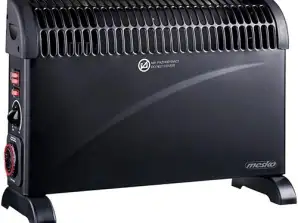 MS 7741 crni Konvektorski grijač s timerom i turbo napajanjem