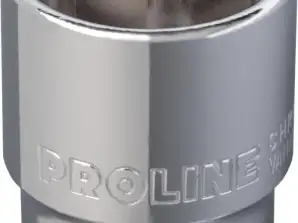 18322 Douille 3/8 pouce 6 pt CrV 22mm. L : 28 mm Proline