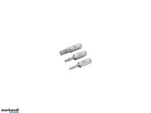 Torx screwdriver bit set t10.t15.t30/25 3pcs.