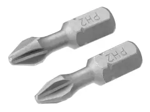 Końcówki wkrętarskie   philips torsion ph2/25  2szt.